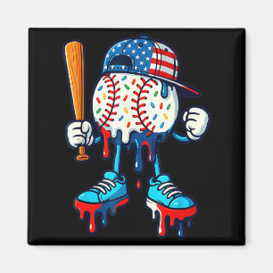 Aimant Vêtement de style de vie de baseball 101 pour jeun