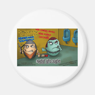 Aimant Vêtements drôles, mugs, cartes et cadeaux des gang