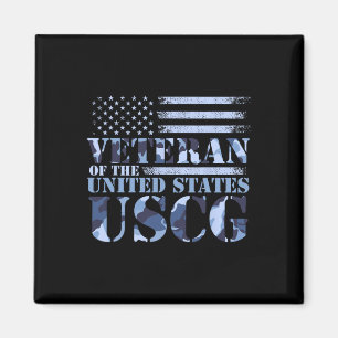 Aimant Vétéran Des États-Unis Uscg Camo America Fla