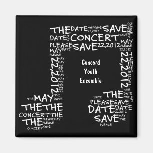 Aimant Veuillez sauver le concert de date