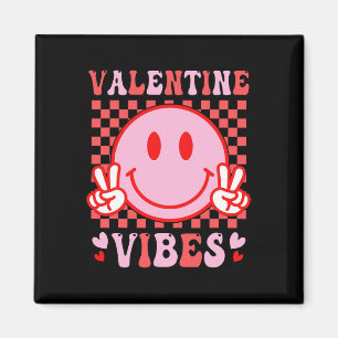 Aimant Vibes de la Saint-Valentin Groovy T-shirts de la S