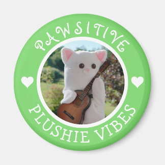 Aimant Vibes Pawsitive Vert Cute Kawaii Photo