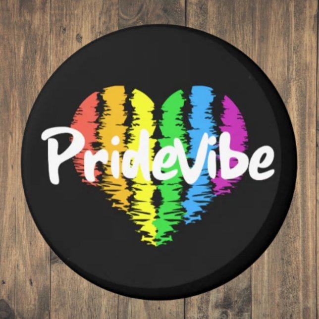 Aimant Vibrant PrideVibe : Afficher votre coeur arc-en-ci (Créateur téléchargé)