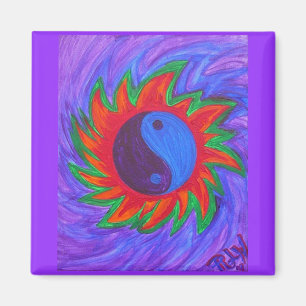 aimant - vibration de yin et de yang