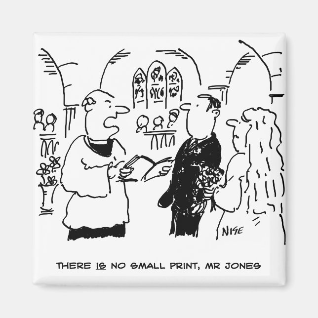 Aimant Vicar dit qu'il n'y a pas de petit dessin (Devant)