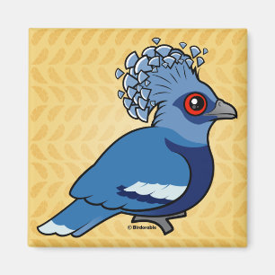 Aimant Victoria a couronné le pigeon