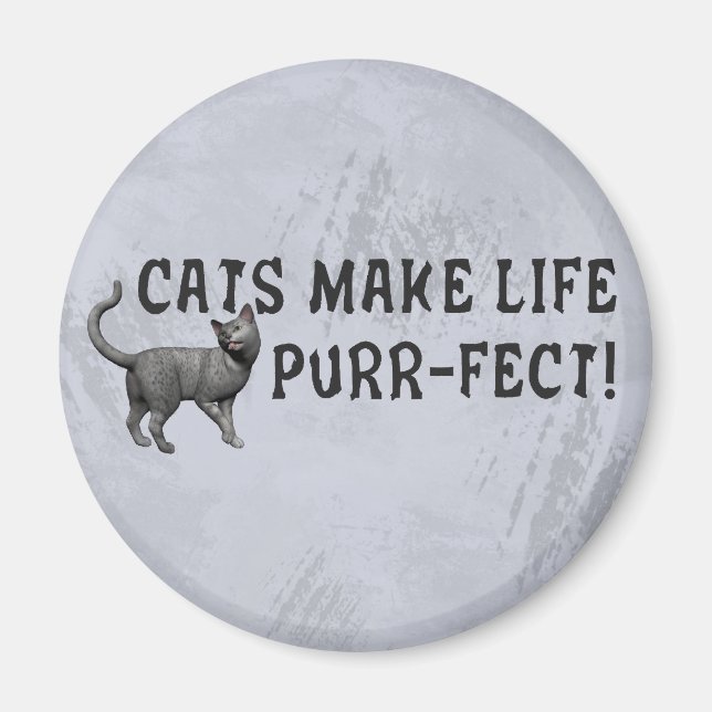Aimant Vie de Purr-fect (Devant)