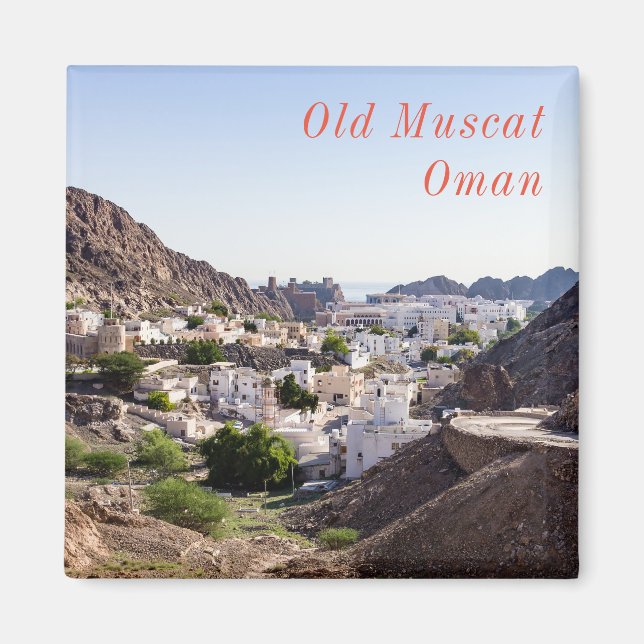 Aimant Vieille ville historique de Mascate - Oman (Devant)