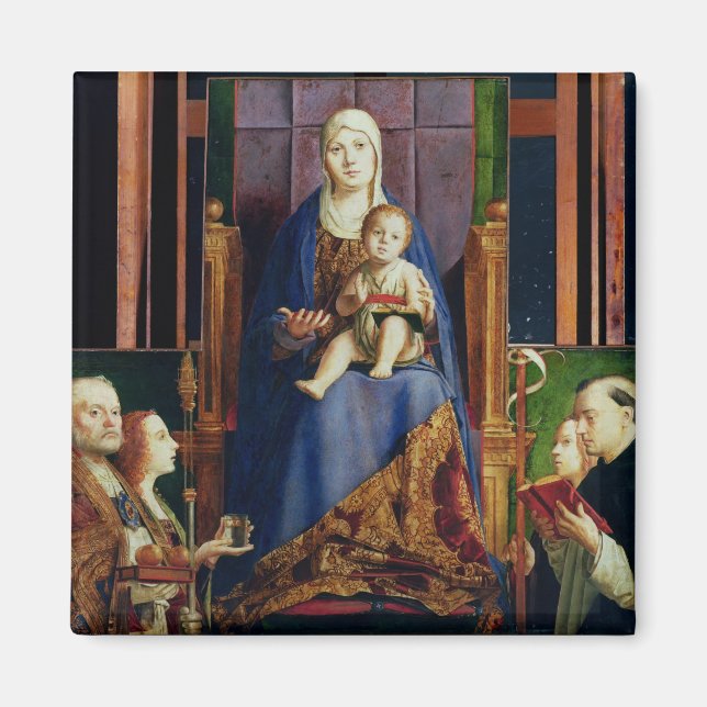 Aimant Vierge avec Saint Nicolas de Bari (Devant)