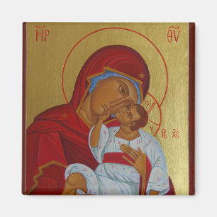 Aimant Vierge d'aimant orthodoxe d'icône de tendresse