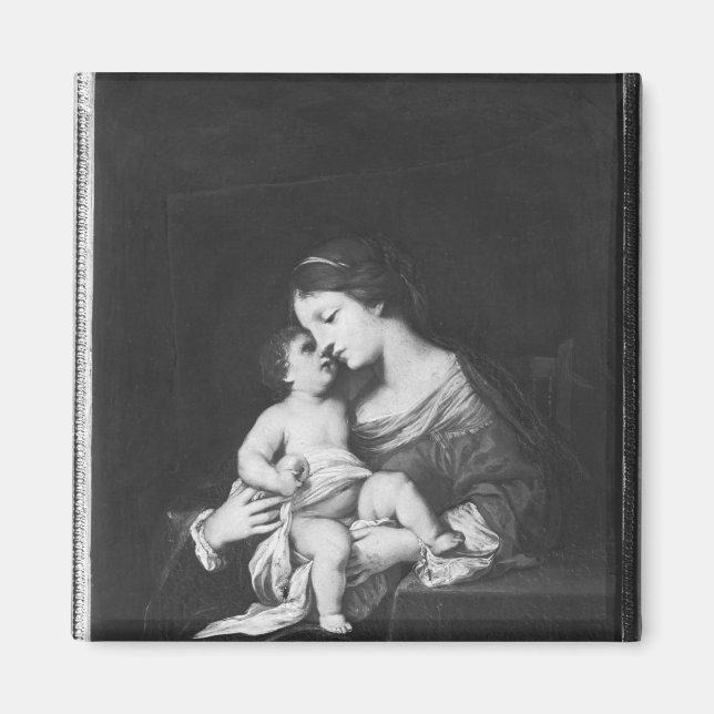 Aimant Vierge et enfant 3 (Devant)