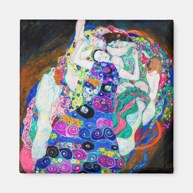 Aimant Vierge (Filles), Gustav Klimt (Devant)