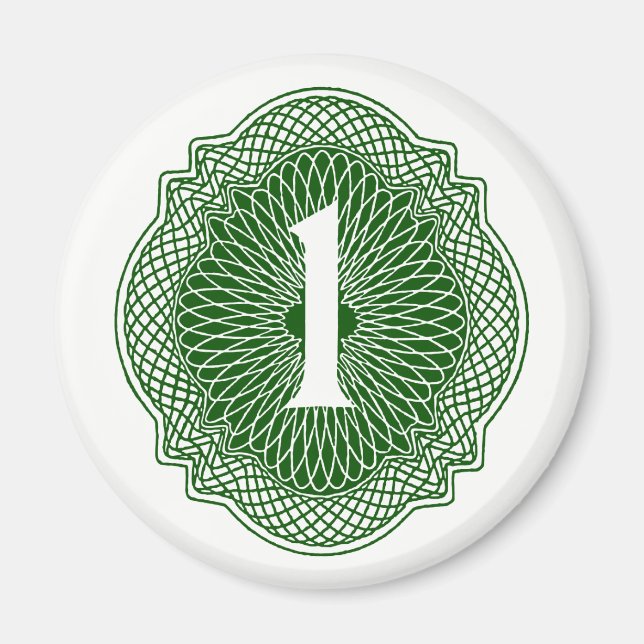 Aimant Vieux argent (Devant)