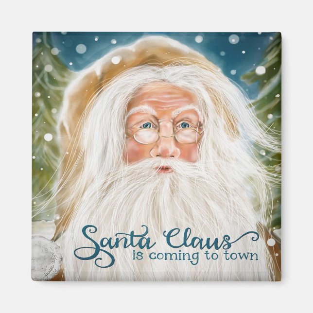 Aimant Vieux-Monde Père Noël (Devant)