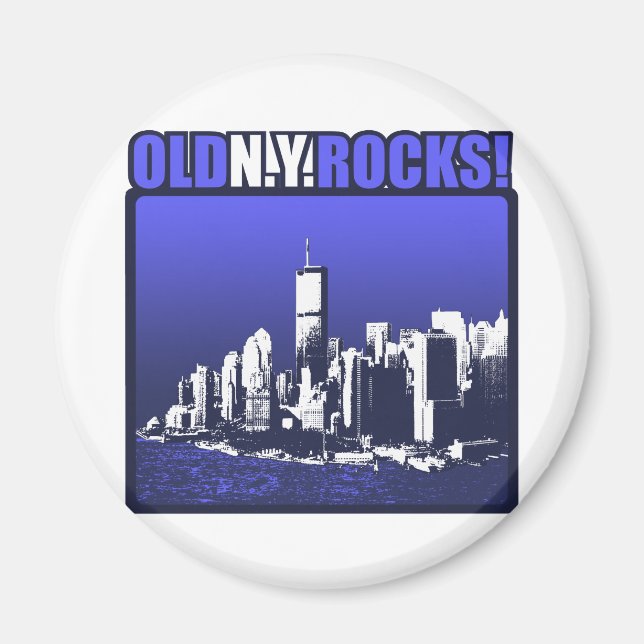 Aimant Vieux rochers N.Y. ! (Devant)