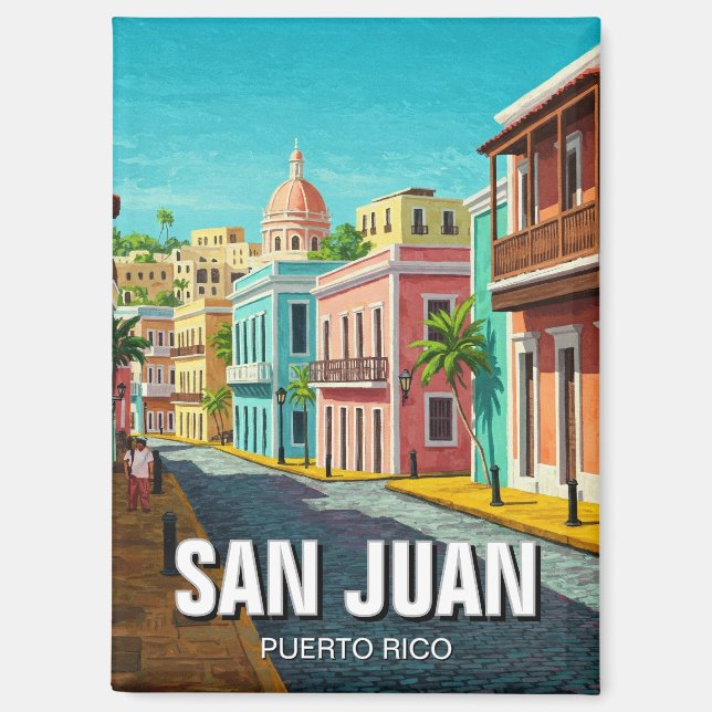 Aimant Vieux San Juan Porto Rico Travel (Recto)