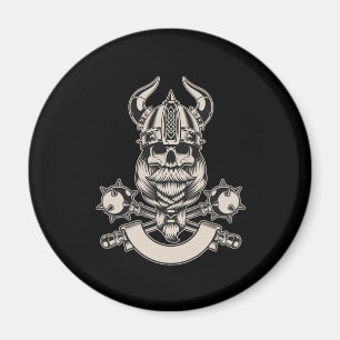 Aimant Viking Valhalla Norse Mythologie Ax Norvège Cadeau