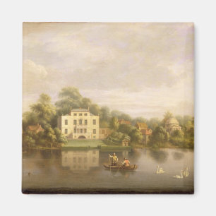 Aimant Villa de pape, Twickenham, c.1765 (huile sur la