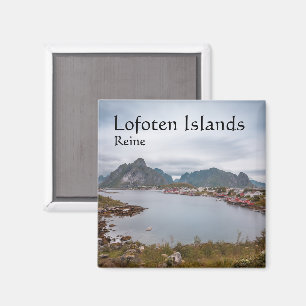 Aimant Village de pêche Reine, îles Lofoten