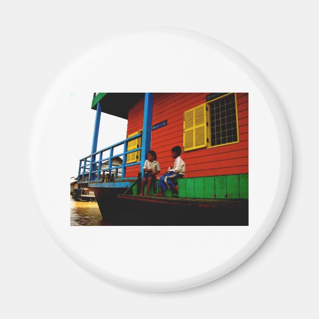 Aimant Village flottant du Cambodge (Devant)