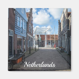 Aimant Village hollandais avec pont traditionnel