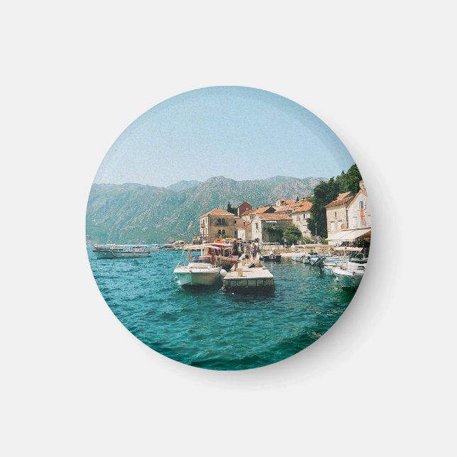 Aimant Ville côtière de Perast, Monténégro (Devant)