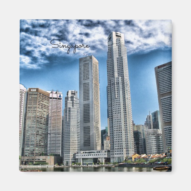 Aimant Ville de Singapour (Devant)
