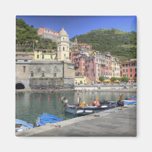 Aimant Ville en pente de Vernazza, Cinque Terre, Ligurie