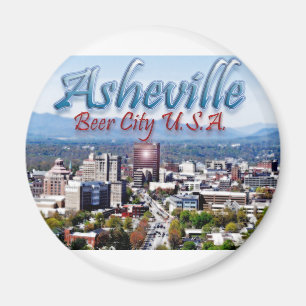 Aimant Ville Etats-Unis de bière d'Asheville