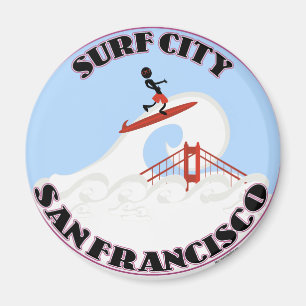 Aimant Ville San Francisco de surf