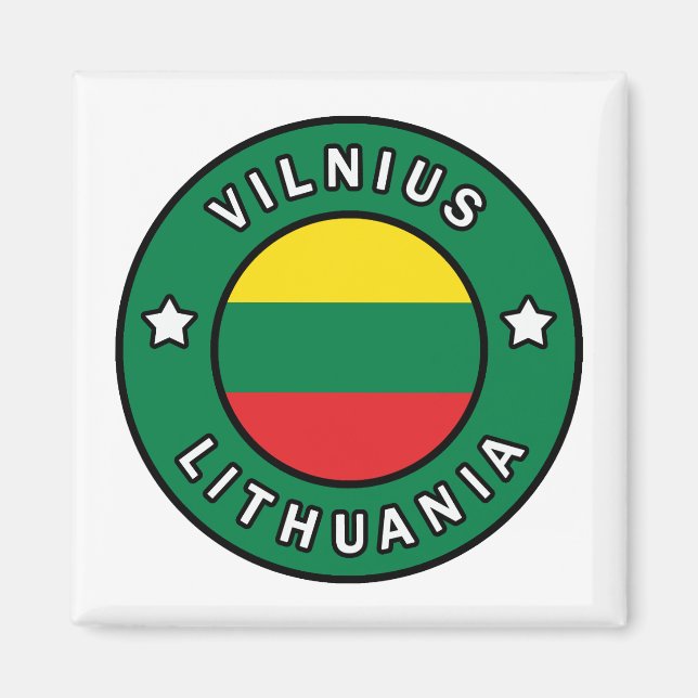 Aimant Vilnius Lituanie (Devant)