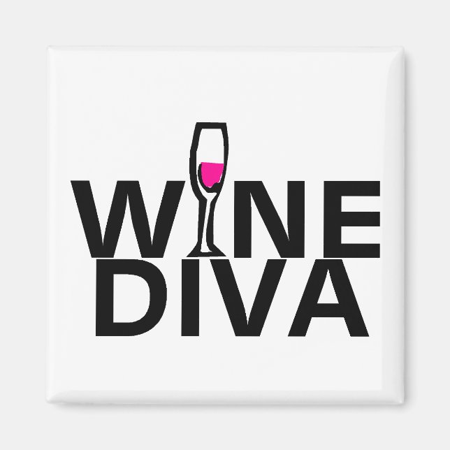 Aimant Vin Diva (Devant)