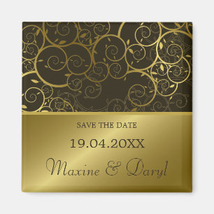 Aimant Vin Ornementale Golden Spiral Classé Enregistrer L