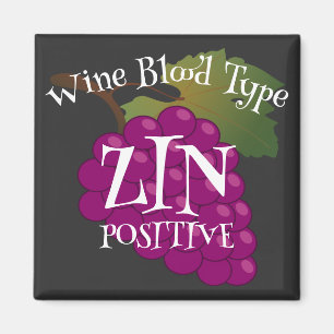 Aimant Vin Sanguin Type Zin Positif ou ab négatif