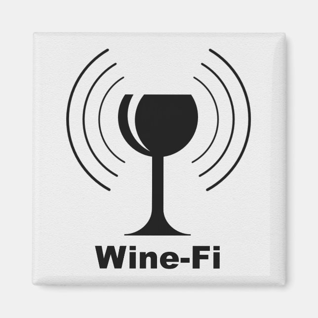 Aimant Vin Wave Waves Black Vin Verre (Devant)