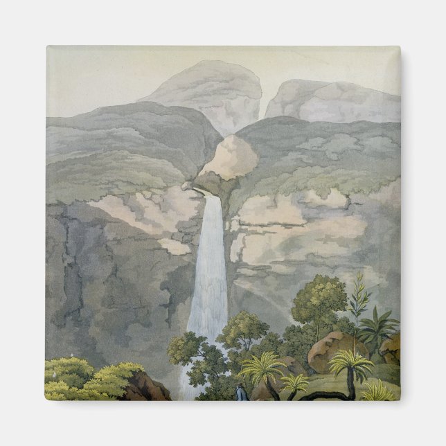 Aimant Vinagre Waterfall, near the Puraci Volcano, (Devant)