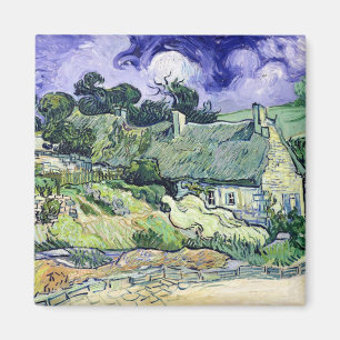 Aimant Vincent van Gogh   a couvert des cottages de