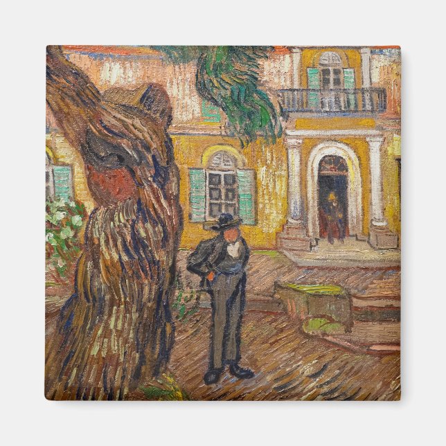 Aimant Vincent Van Gogh - Asile Saint-Paul à Saint-Remy (Devant)