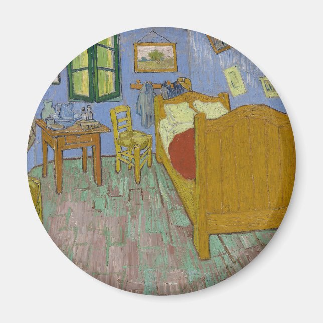 Aimant Vincent Van Gogh Bedrome Painting (Devant)
