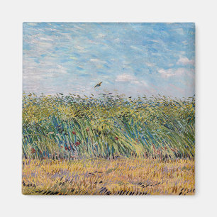Aimant Vincent van Gogh - Champ de blé avec une lark