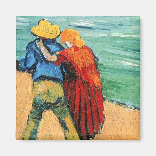 Aimant Vincent van Gogh - Deux amoureux (Devant)
