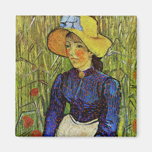 Aimant Vincent van Gogh - Fille paysanne en Casquette de 