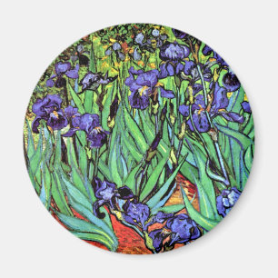 Aimant Vincent Van Gogh - Irises - Art de l'amour des fle