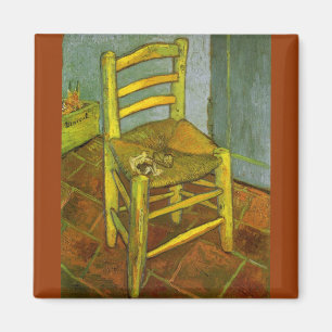 Aimant Vincent van Gogh - La chaise de Vincent avec son t