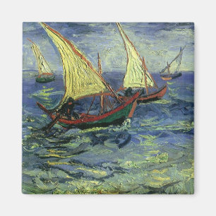 Aimant Vincent van Gogh - La mer à Saintes Maries