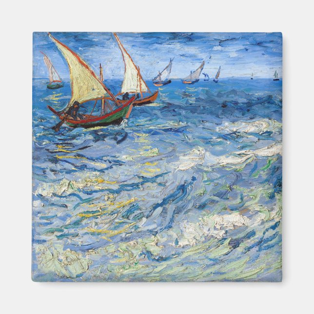 Aimant Vincent van Gogh - La mer aux Saintes-Maries (Devant)
