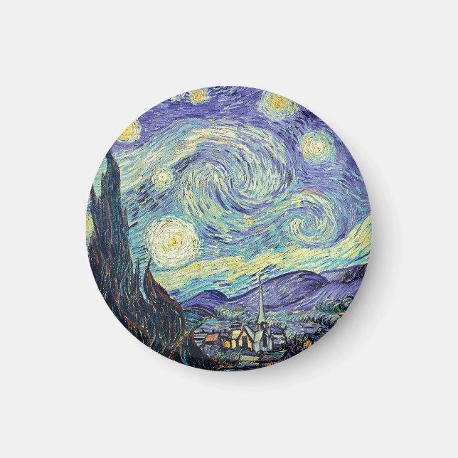 Aimant Vincent Van Gogh La Nuit étoilée (Devant)