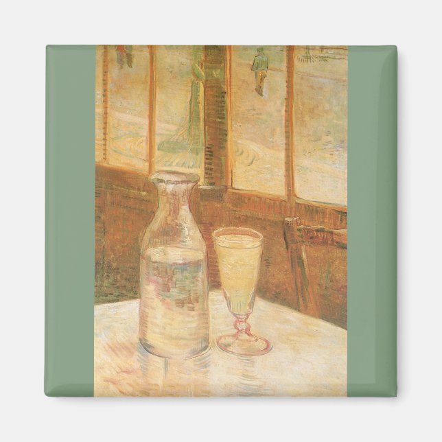 Aimant Vincent van Gogh - La vie morte avec Absinthe (Devant)
