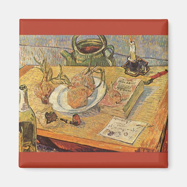 Aimant Vincent van Gogh - La vie morte avec tableau (Devant)