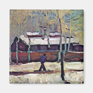 Aimant Vincent Van Gogh - La Vieille Gare d'Eindhoven